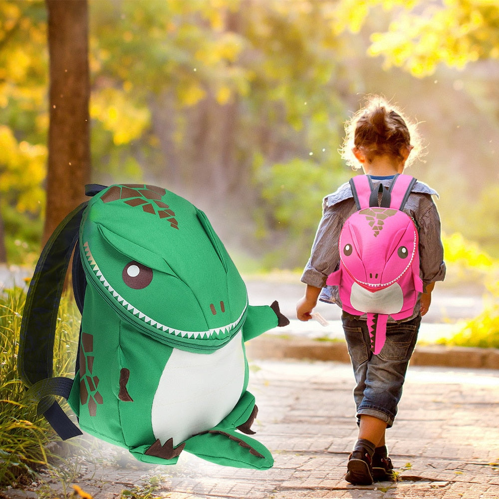 Lovely Waterproof 3D Dinosaur Animal Prints Travel Bags