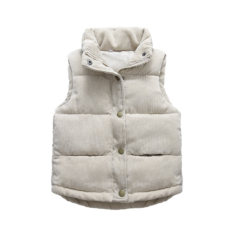 Soft And Warm Thicken Vest KidsCotton Waistcoat