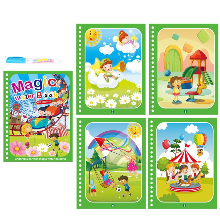 Montessori Educational Coloring Book for Kids