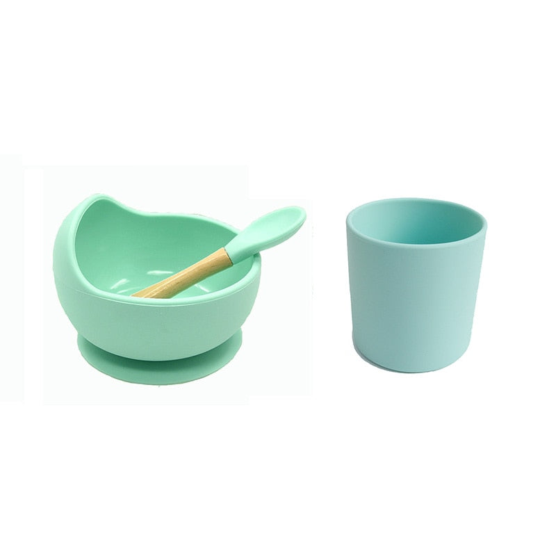High Quality Baby Silicone Dinnerware Set