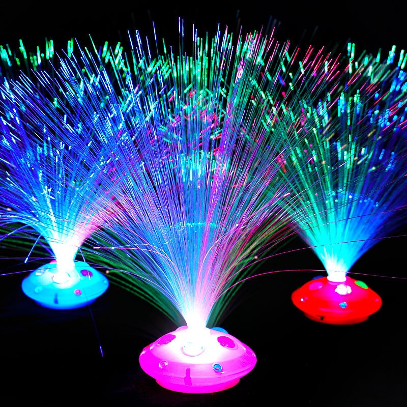 Interactive Colored LED Fiber Optic Light Toy