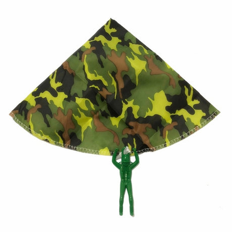 Hand Throwing Mini Soldier Camouflag Parachute for Kids