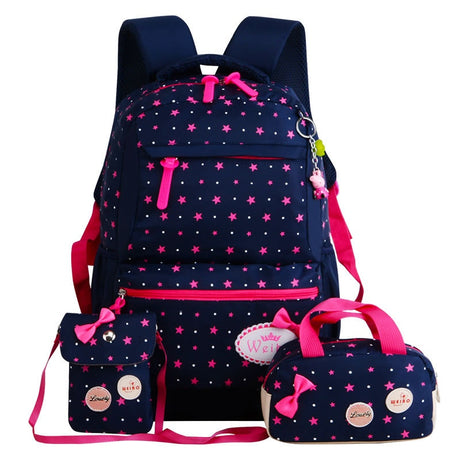 3Pieces Set Children School Bags