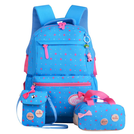 3Pieces Set Children School Bags