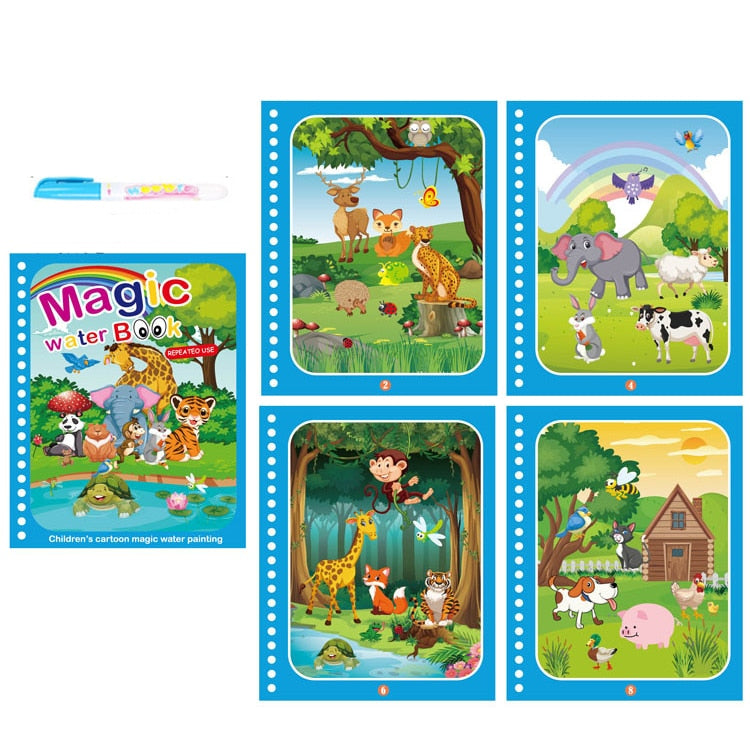 Montessori Educational Coloring Book for Kids