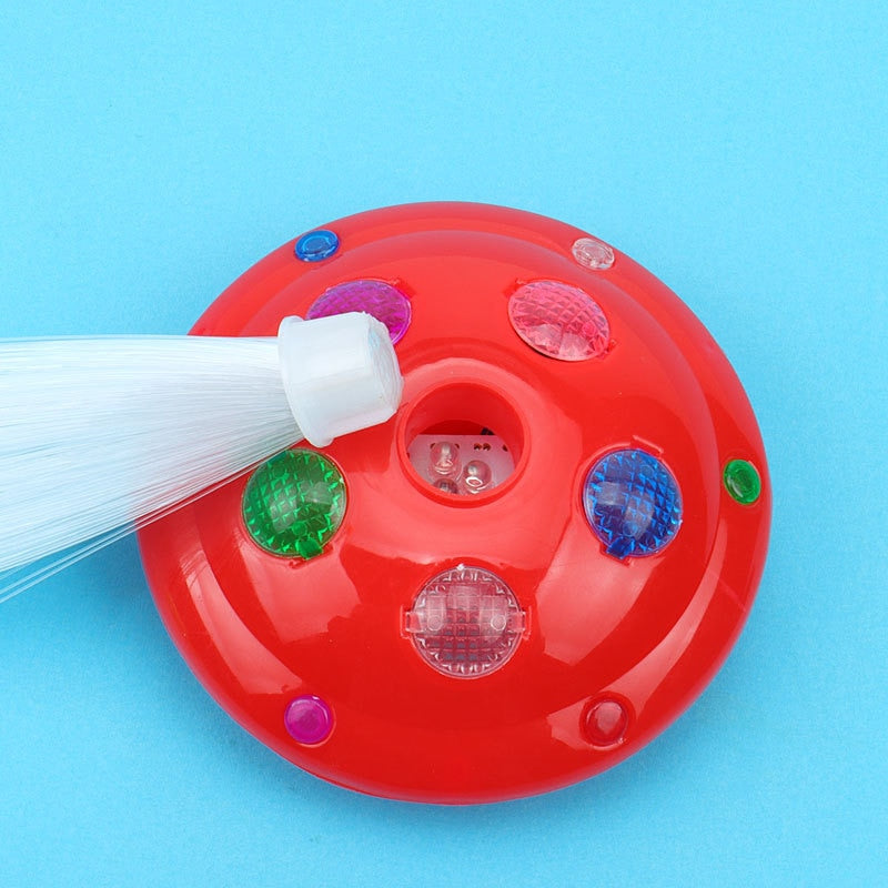 Interactive Colored LED Fiber Optic Light Toy