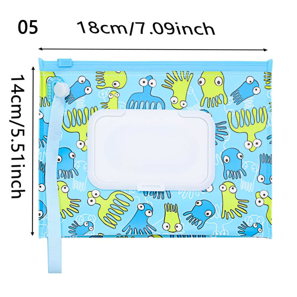 Portable Outdoor Easy Carry Wet Wipes Bag
