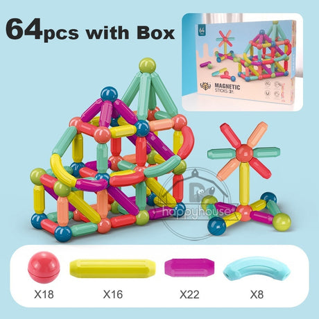 Magnetic Constructor Blocks Set Toys for Kids