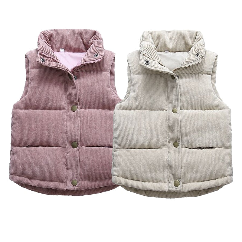 Soft And Warm Thicken Vest KidsCotton Waistcoat
