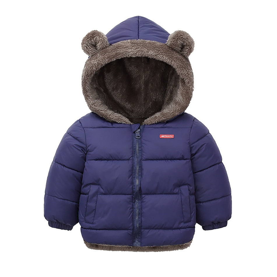 100% Cotton Warm Thickened Girls Jacket
