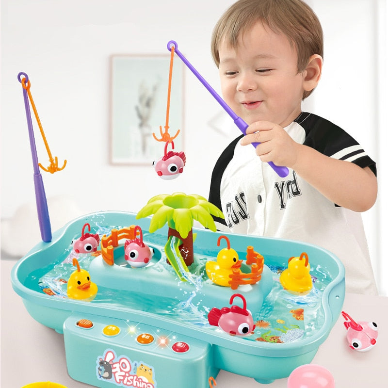 Interactive Kids Electric Fishing Water Kids Toys