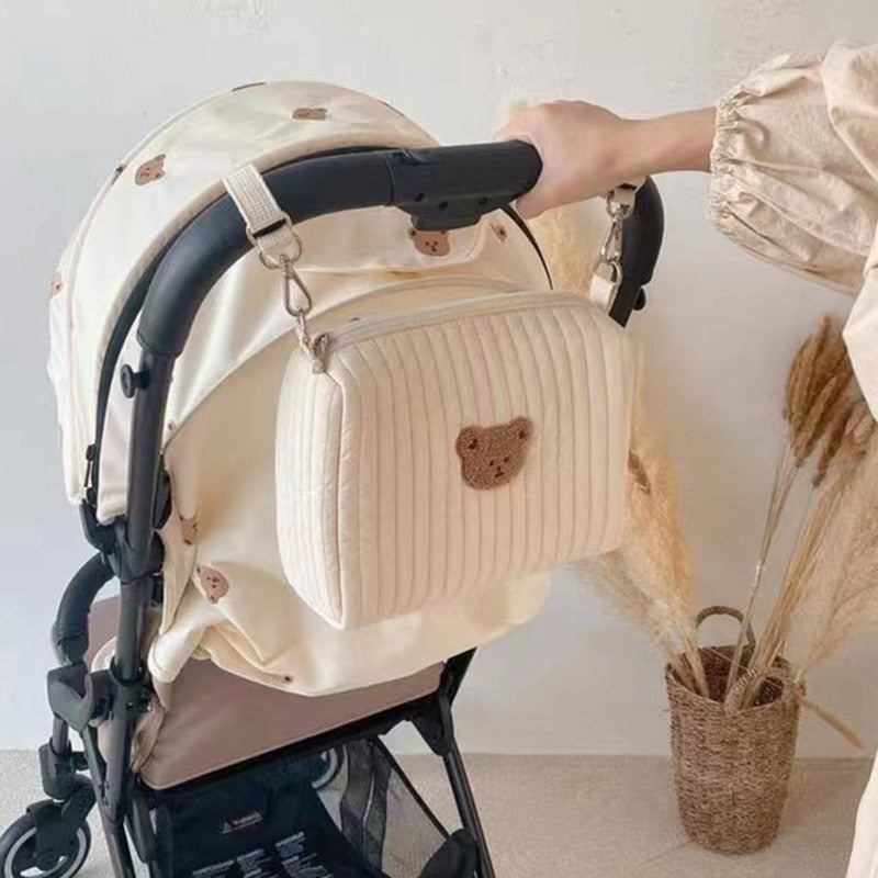 Portable Outdoor Cute Bear Stroller Bag