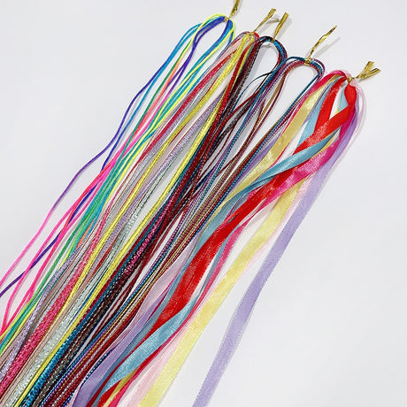 90cm Mix Colorful 4-30Pcs Hair braids Rope