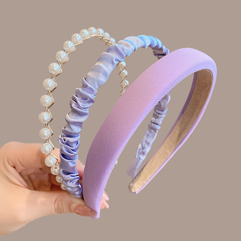 3/6/8PCS Set Girls Hair Hoop Headband