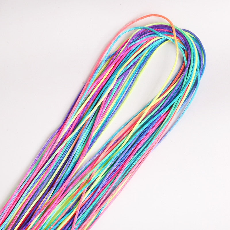 90cm Mix Colorful 4-30Pcs Hair braids Rope