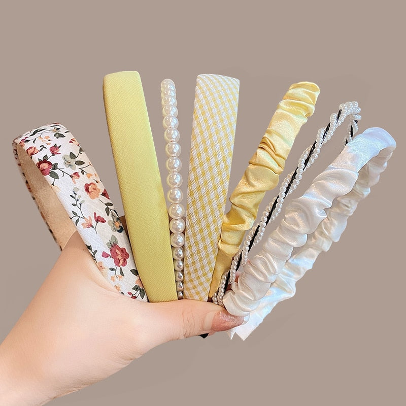 3/6/8PCS Set Girls Hair Hoop Headband