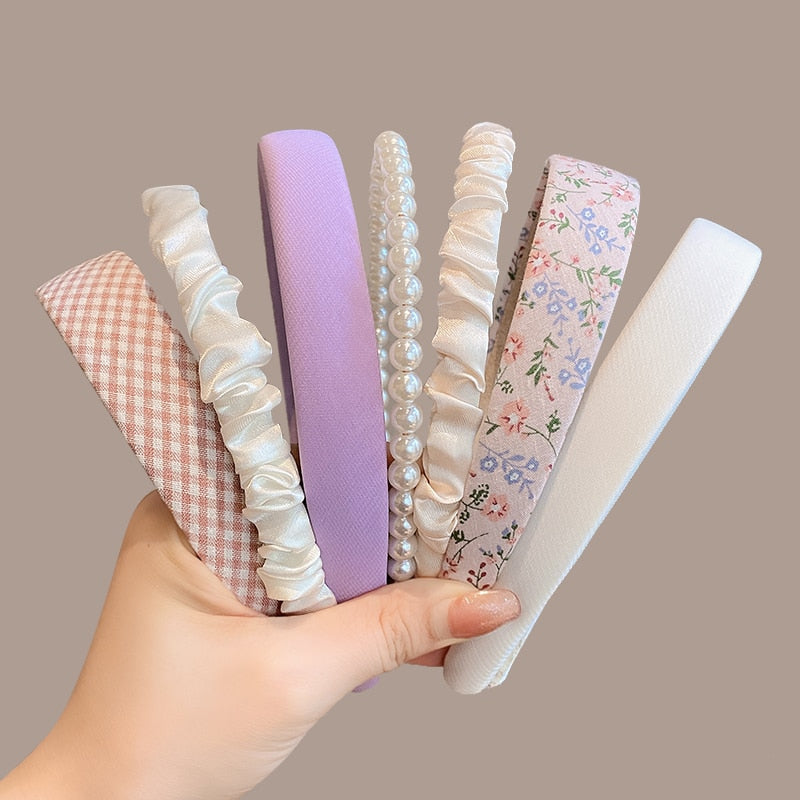 3/6/8PCS Set Girls Hair Hoop Headband