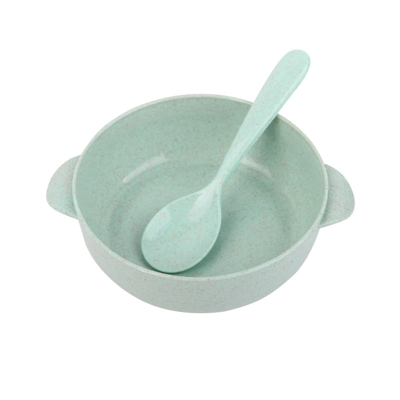 2pcs Eco-Friendly Toddle Baby Plate Dish