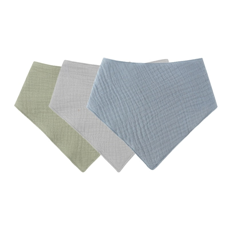 5pcs/Set Square Cotton Baby Face Towel
