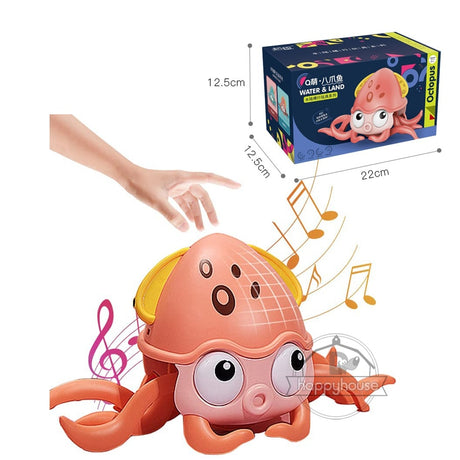 Interactive LED Crawling Crab Baby Toys with Music