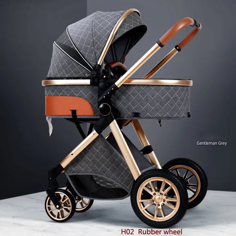 Portable Luxury Outdoor 3 in 1 baby Foldable Stroller