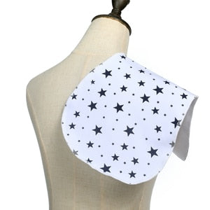 100% Cotton Soft Two Layers Baby Bibs