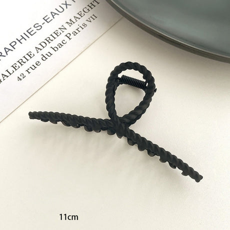 1PC Black Large Hair Claws Elegant Acrylic Hair Clip