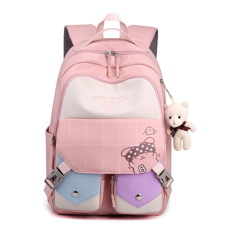 Waterproof Large Capacity School Bags For Girls