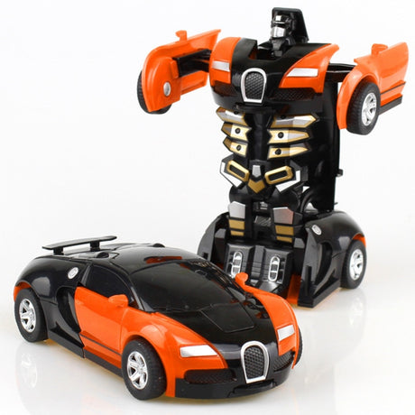 Automatic One-key Deformation Car Toys