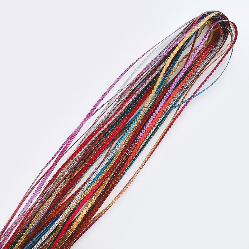 90cm Mix Colorful 4-30Pcs Hair braids Rope