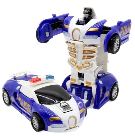 Automatic One-key Deformation Car Toys