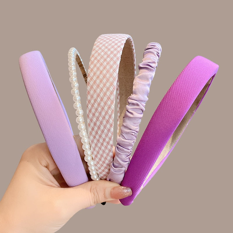 3/6/8PCS Set Girls Hair Hoop Headband