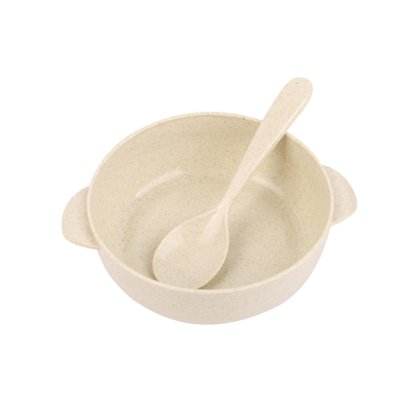 2pcs Eco-Friendly Toddle Baby Plate Dish