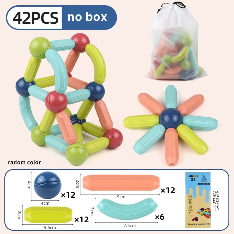 Magnetic Constructor Blocks Set Toys for Kids