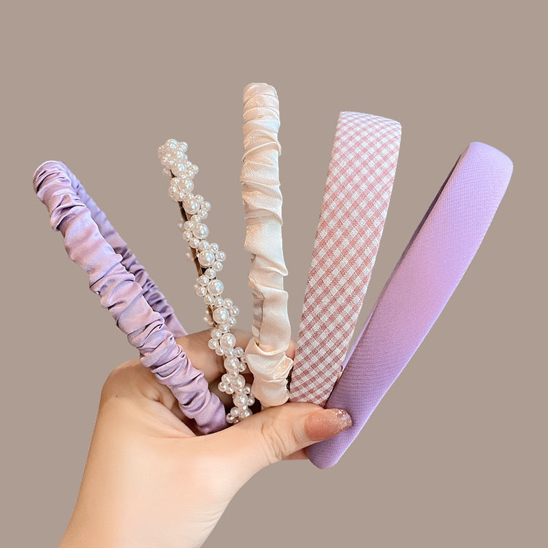 3/6/8PCS Set Girls Hair Hoop Headband