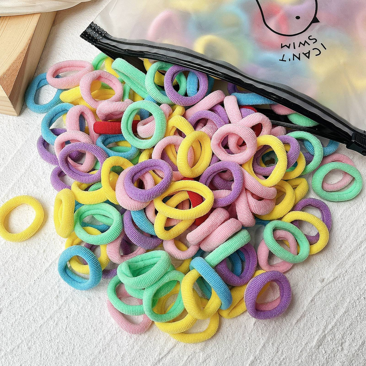 20/50pcs Girls Elastic Hair Bands