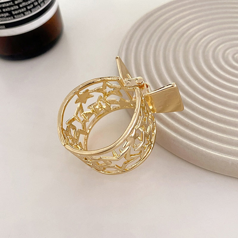 Pearl Rhinestone Girl High Ponytail Clip