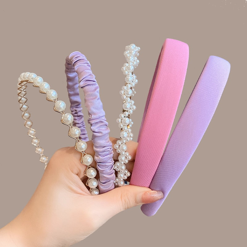 3/6/8PCS Set Girls Hair Hoop Headband