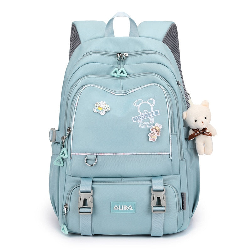 Waterproof Large Capacity School Bags For Girls