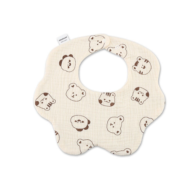 New Bandana Round Cartoon Scarf Bib