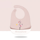 Adjustable Soft Silicone Bibs Burp Cloths
