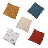 5 Pcs Of Soft Muslin Cloth Baby Towels