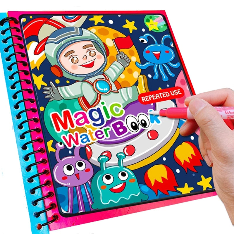 Montessori Educational Coloring Book for Kids