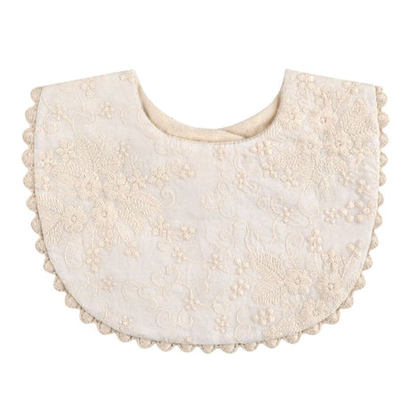 Solid Color Absorbent Baby Tassel Bib