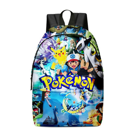 Anime Pokemon Big Capacity School Bags For Kids