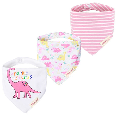 3Pcs Set Baby Triangle Burp Bibs