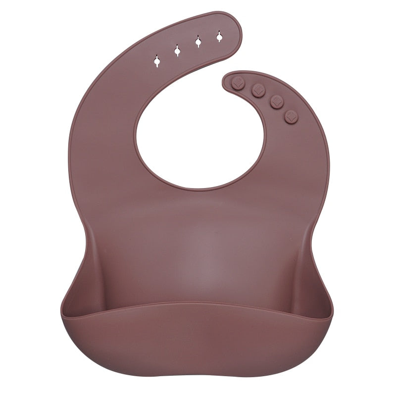 100% Soft Silicon Fashionable Baby Bibs