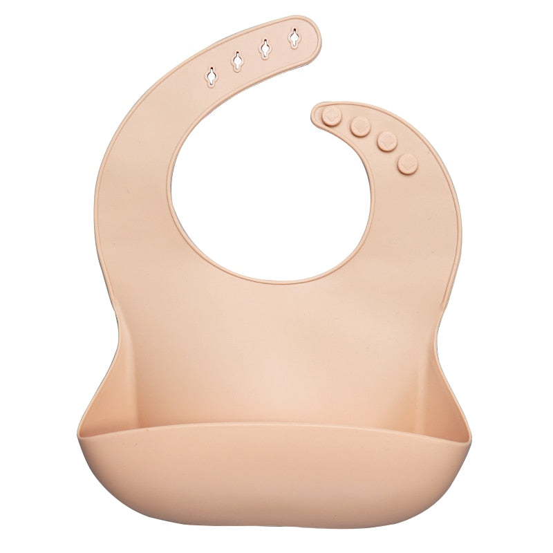 100% Soft Silicon Fashionable Baby Bibs