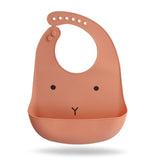 Adjustable Soft Silicone Bibs Burp Cloths