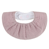 Solid Color Absorbent Baby Tassel Bib